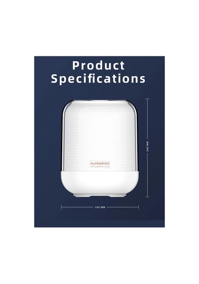 3 Litre Oda Hava Nemlendirici Led Işıklı Buhar Makinesi Çift Nozul Humidifier