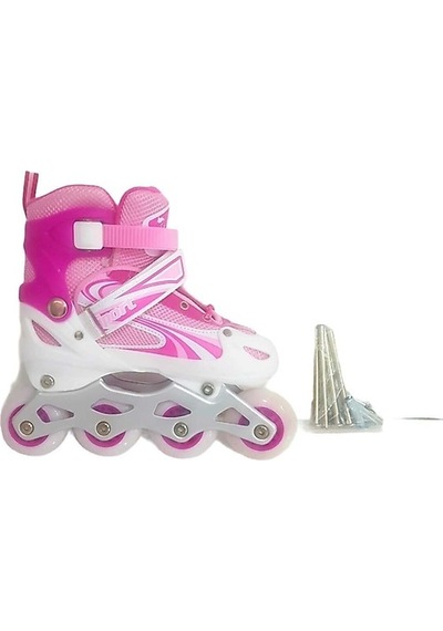 Burak Sports Paten 30-33 No Pembe Pembe - Beyaz