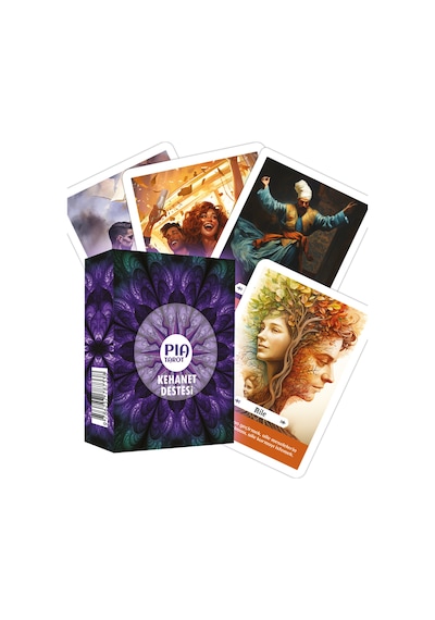 Pia Tarot Kehanet Destesi, Açıklamalı 47 Kart Kutulu Set