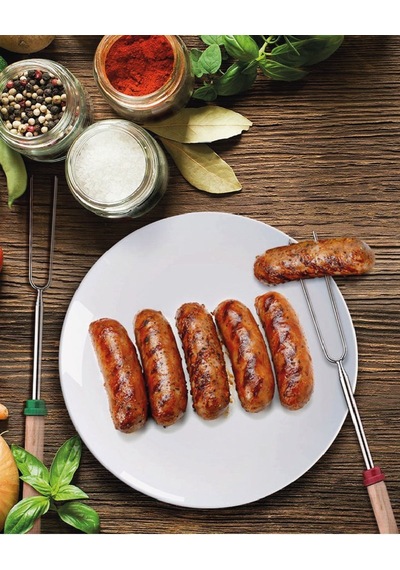 Nurgaz Teleskobik Barbekü Çatal Ng Tbc Çok Renkli