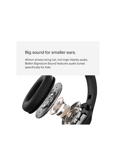 Soundform Inspire Kablosuz Kulak Üstü Kulaklık Çocuklar İçin, Çevrimiçi Öğrenme Ve Dahili Mikrofonla Seyahat - İphone, İpad, Galaxy Ve Daha Fazlasıyla Uyumlu