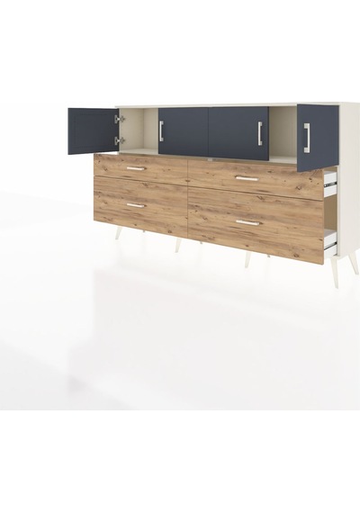 Arges Konsol 2 Raflı 4 Çekmeceli 4 Kapaklı 176x30x99 Aytaşı-antra Aytaşı-antrasit/çam Arges Konsol 2 Raflı 4 Çekmeceli 4 Kapaklı 176x30x99 Aytaşı-antra Aytaşı-antrasit/çam