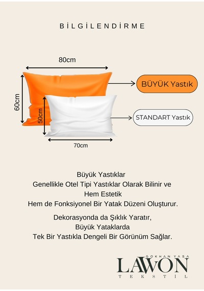 İstanbul Serisi 83tel 4 Adet Yastık Kılıfı 50 70cm Beyaz