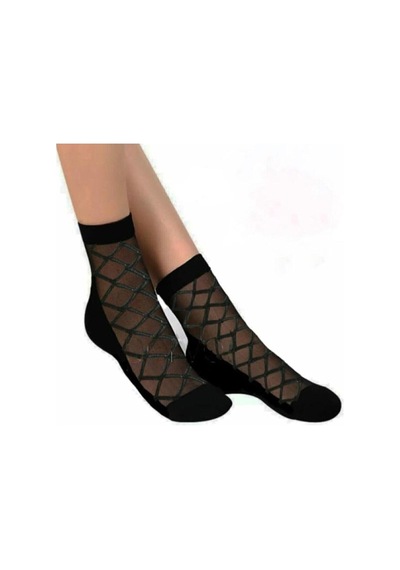 Ozzy Socks 6 Çift Kadın Siyah Desenli Tül Çorap Şık Ve Zarif Günlük Tasarımlı Modern Modeller Siyah Ozzy Socks 6 Çift Kadın Siyah Desenli Tül Çorap Şık Ve Zarif Günlük Tasarımlı Modern Modeller Siyah
