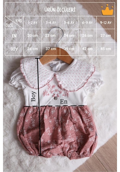 Babyhola Kız Bebek Müslin Tulum 15180 Pembe