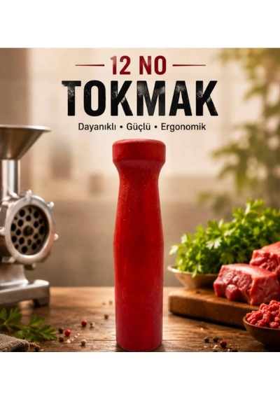 10-12 No Kıyma Makinesi Tokmağı Polietilen