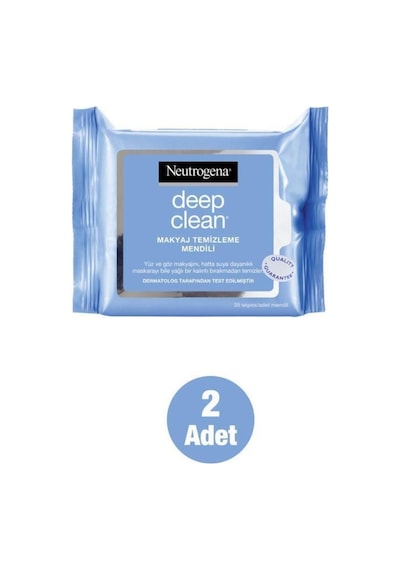 Neutrogena Deep Clean Makyaj Temizleme Mendili 2 x 25 Adet