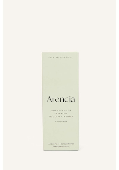 Defacto Arencia - Green Tea + LHA Deep Pore Rice Cake Cleanser Yağlı ciltler için temizleyici I1812AXNS