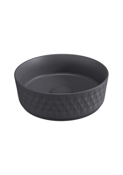 Isvea Artısan Edition Rombo Tezgah Üzeri Lavabo 36CM Antrasit