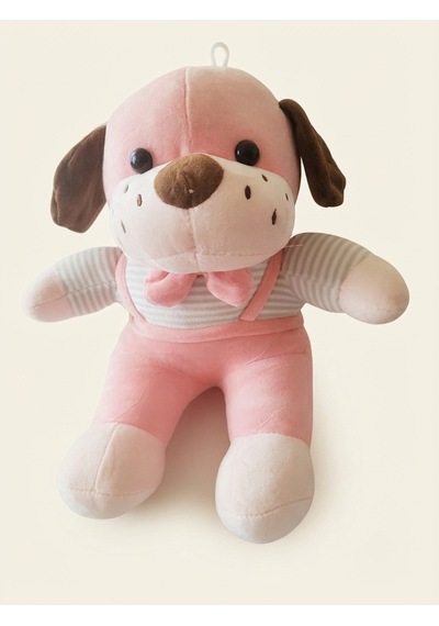 Peluş Köpek -pudra Pembe-35 Cm Pudra Pembesi
