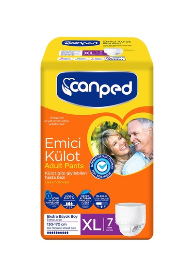 Canped Emici Külot Extra Large Xl 7'li - 5 Adet Tarı Diğer