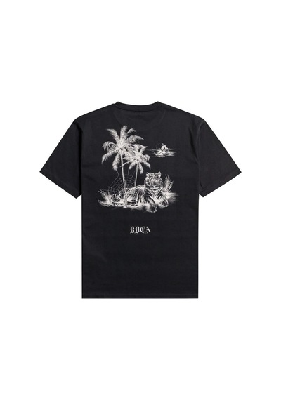 Rvca Evyzt00110 Tiger Beach Ss Tee Erkek Tişört 001