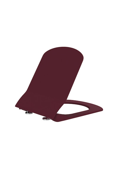 Creavit Elegant Duroplast Yavaş Kapanan Klozet Kapağı Berry Bordo