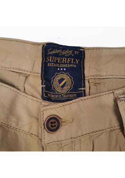 Superfly Erkek İnce Kargo Şort Spf2323700 Spf.05 Krem