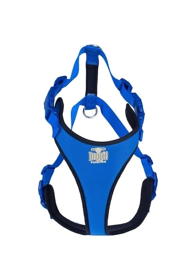 Doggie Havalı Ped Dokuma Göğüs Tasması Royal Blue 2 x 55-65 CM Mavi