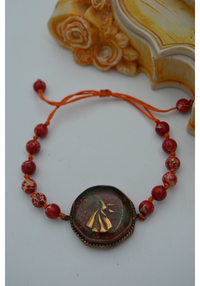 Stoneagejewellery Stoneage El Yapimi Bileklik N11.119958 Bronz