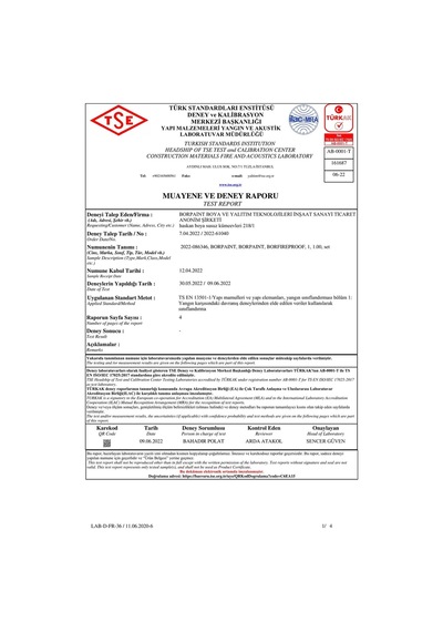 Borfıreproof Yangına Dayanıklı Boya 10 Kg Diğer