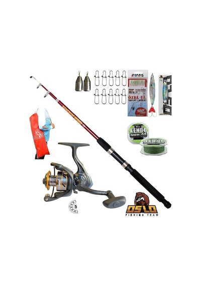 Dado 1000 Remixon Speed Tele 210cm 10-30gr Lrf & Spin Olta Takımı Seti