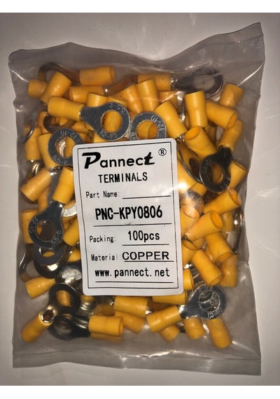 Pannect Yuvarlak Kablo Pabucu 806 M8 100 Adet