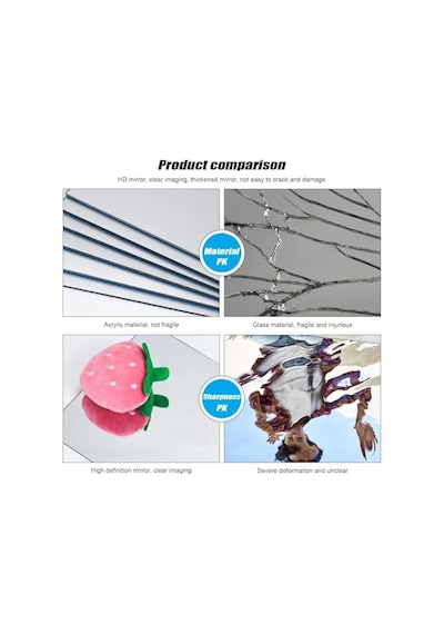 2 Adet Kendinden Yapışkanlı Akrilik Pleksi Ayna, Esnek Dekoratif Sticker Duvar Aynası, Kırılmaz, Hafif, Kolay Montajlı Modern Süsleme, Ev, Ofis, Banyo Ve Çocuk Odası İçin Gümüş, 30x30 Cm