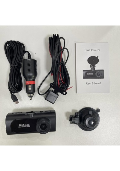 Cr50 3 Kameralı Araç İçi Kamera Seti 2.0 İnç Ips Ekran, Full Hd 1080p Ön / Kabin / Arka Kamera, Park Modu, G-sensör & Gece Görüş Destekli Dash Cam
