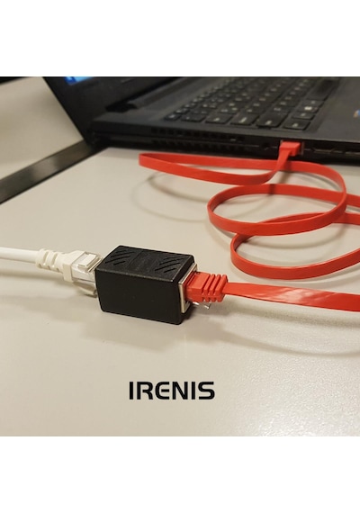 Irenis Cat6 Ethernet Kablo Ekleyici Birleştirici Uzatıcı