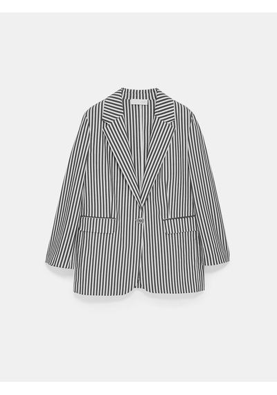 Dilvin 60806 Düz Kesim Blazer-gri