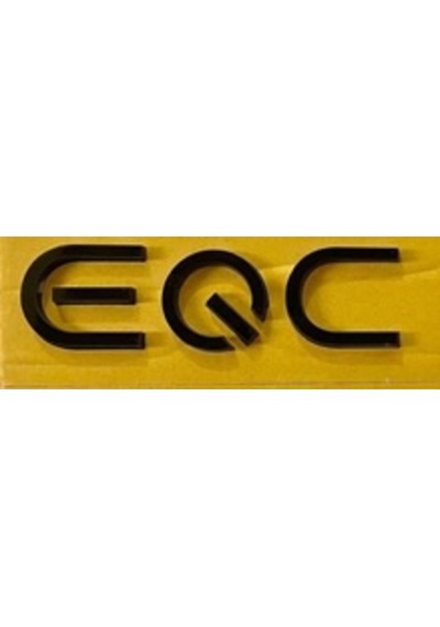 Mercedes Uyumlu Yazı Eqc Siyah