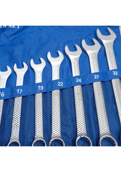 6111 Kombine Anahtar Takımı 8-32 Mm 14 Parça Bez Çantalı