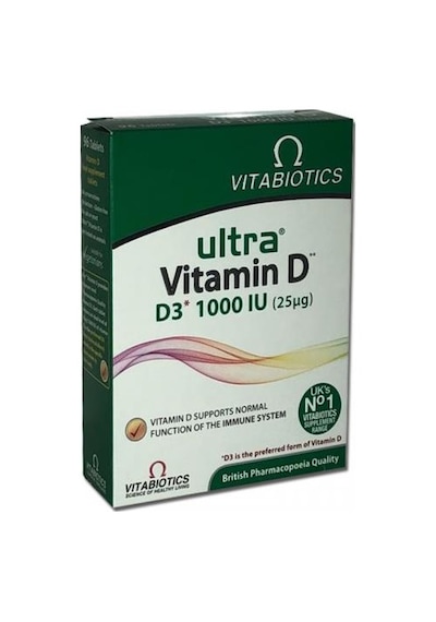 Vitabiotics Ultra Vitamin D3 1000Iu 96 Tablet