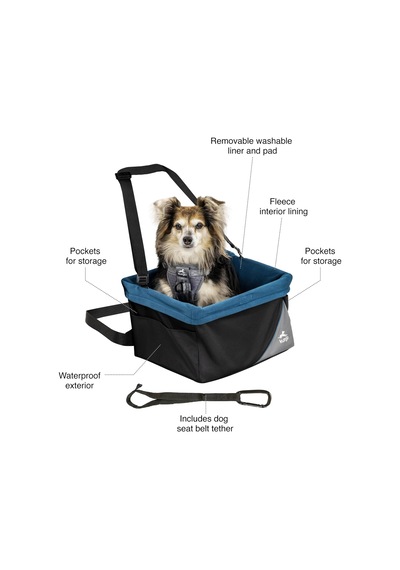 Petsafe Rover Köpek Otokoltuğu Siyah/mavi K01144