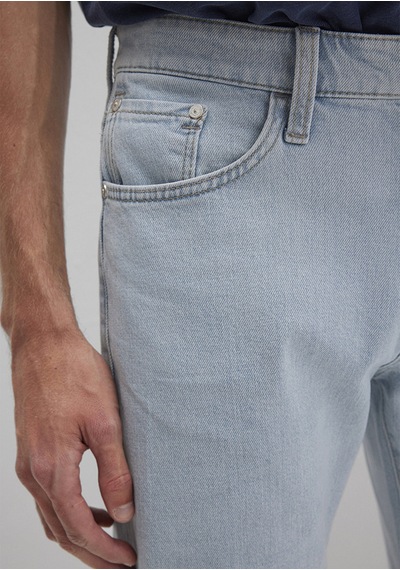 Mavi - Brian 90lar Buz Mavi Jean Şort 0418489808 Açık Mavi