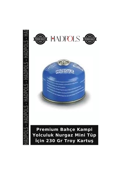 Premium Bahçe Kampi Yolculuk Nurgaz Mini Tüp İçin 230 Gr Troy Kartuş Belirtilmemiş