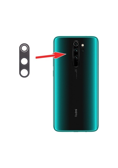 Xiaomi Redmi Note 8 Pro Arka Kamera Camı Lens Kalite (509531000)