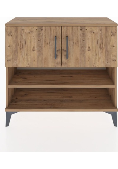 Arges Şifonyer 3 Raflı 2 Kapaklı 88x30x80 Çam-çam Atlas Çam