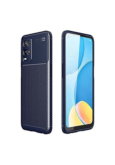 A54 4g İle Uyumlu Kılıf Lacivert Karbon Silikon  Esnek İnce Geliştirilmiş Dayanıklı Darbe Karşıtı Koruyucu Yeni Tasarım A54 4g, Lacivert Sku: Zeusb0975df81v