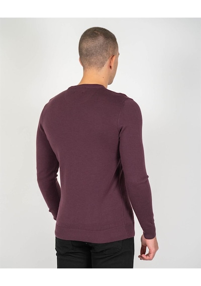 Erkek Bisiklet Yaka Triko Slim Fit Pamuklu Kazak Ncs Jeans 3002-Mürdüm-Melanj Mürdüm Melanj Erkek Bisiklet Yaka Triko Slim Fit Pamuklu Kazak Ncs Jeans 3002-Mürdüm-Melanj Mürdüm Melanj