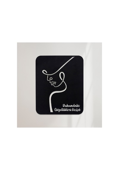 Led Işıklı Kişiselleştirilebilir Kadın Temalı Tablo Perla Dekoratif Gece Lambası Sarı - 737263763 Sarı