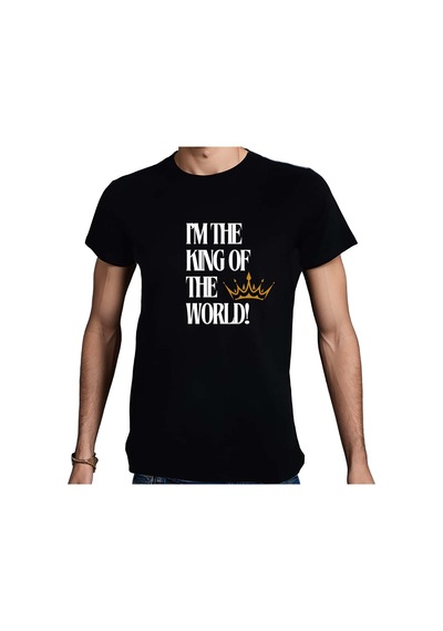Kıng Of The World T-shırt Beyaz