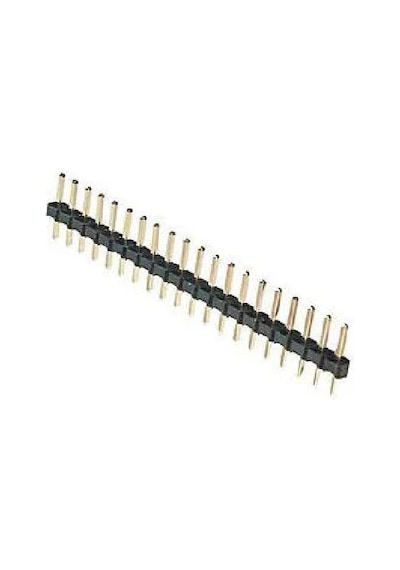 1x12 8.6mm uzunluk 2.00mm Erkek - Erkek header Altı Kaplama