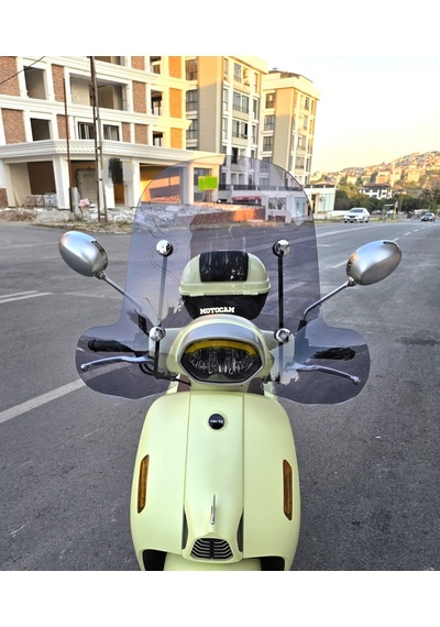 Motocam Rks Lt 50 Pro Ön Cam 2023-2026 Model 51cm Füme Renkli 4mm Elcikli Aparatsız