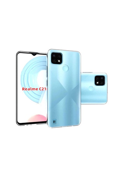 Nourthkiingdom Realme C21 Kılıf Nrtk Süper Silikon Kapak - Renksiz Renksiz