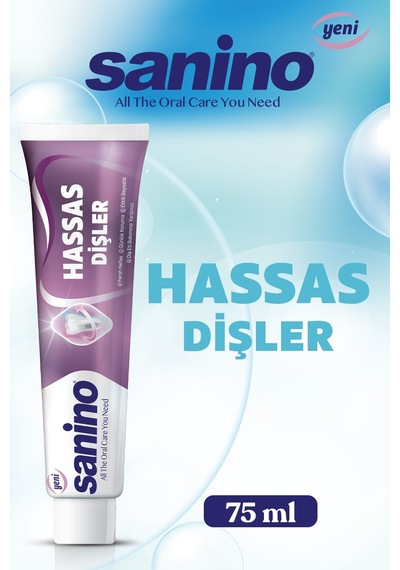 Sanino Hassas Dişler Diş Macunu 6 x 75 ML