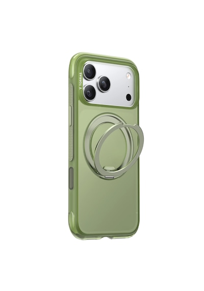Torras Apple iPhone 17 Pro / 18 Pro Uyumlu Ostand R Air Magsafe Kapak Yeşil