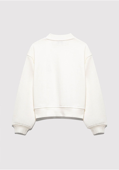 Mavi Kırık Beyaz Kız Çocuk Sweatshirt M7s10086-70057 Kırık Beyaz