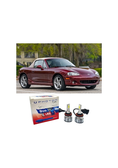 Mazda Mx5 Kısa Far Ampulü Hb4 Duo Yeni Seri Beyaz 1998-2005
