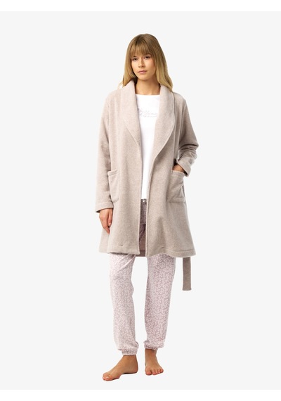 Blackspade Kadın Polar Sabahlık 52251 - Krem
