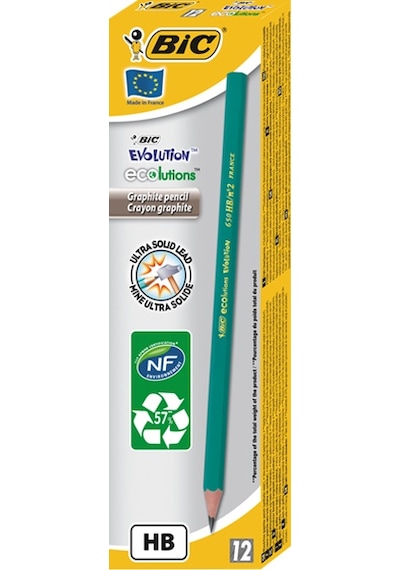Bic Kurşun Kalem Eco Evolution 650 Hb Köşeli 880311 12 Li
