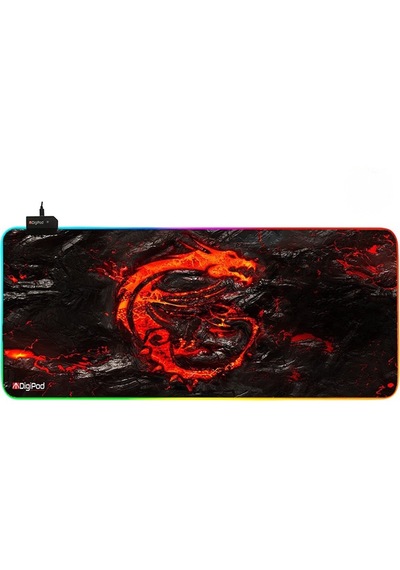 Digipod Gaming Oyuncu Mousepad Rgb Gaming Oyuncu Pad Kaymaz Taban 70 X 30 4 Kalınlik 002