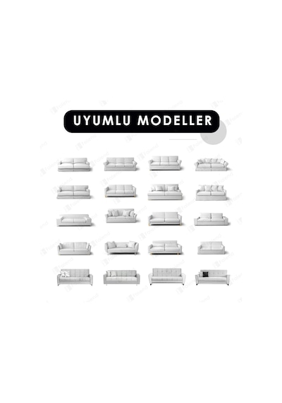 Yumuşacık Yıkanabilir Tüy Leke Tutmayan 3 Kişilik Lastikli Kadife Koltuk Örtüsü Koltuk Kılıfı Tekli Antrasit Diğer